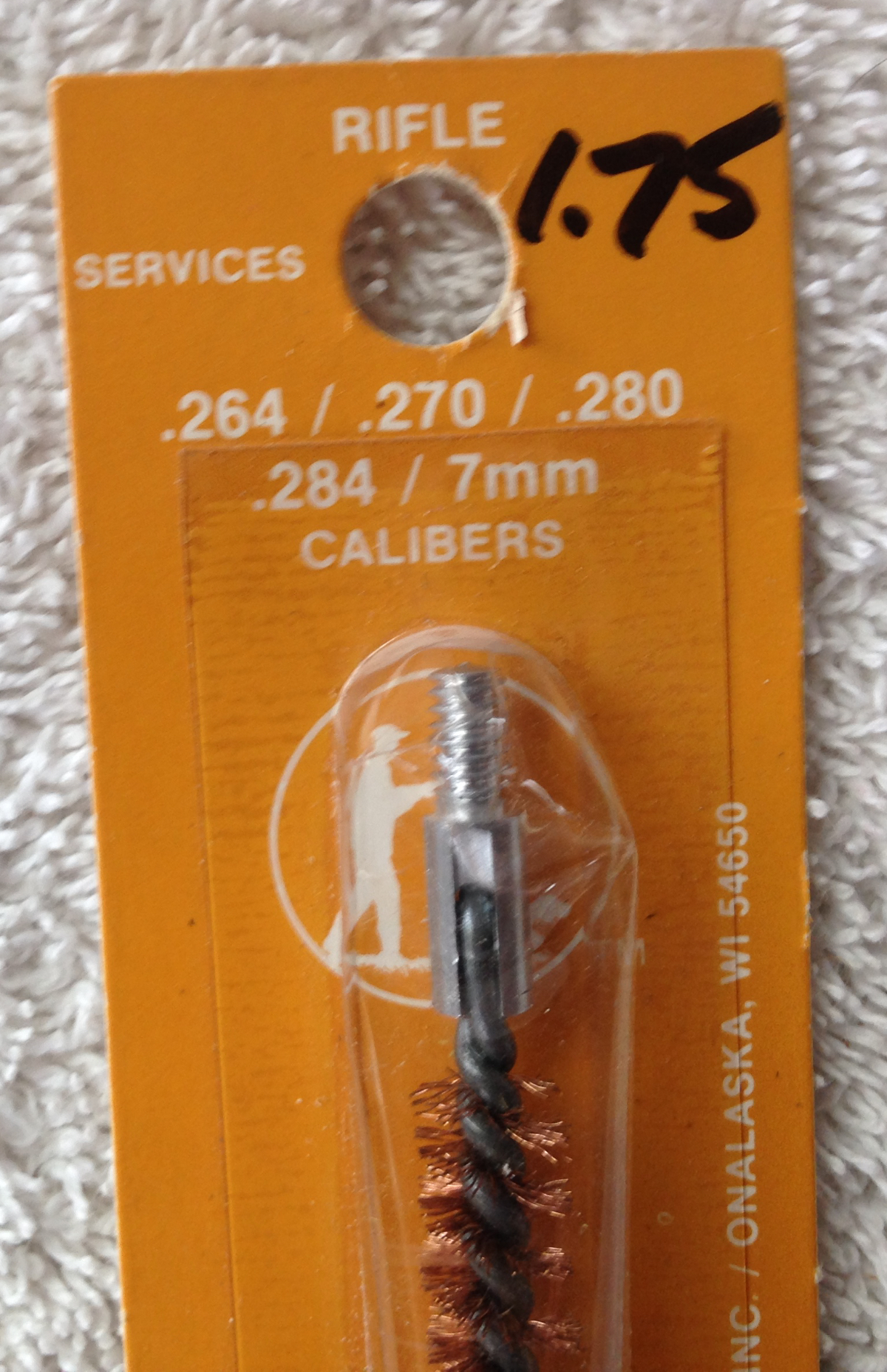 OUTERS RIFLE BRUSH .264 .270 .280 .285 7MM CALIBERS NEW IN PACKAGE 1