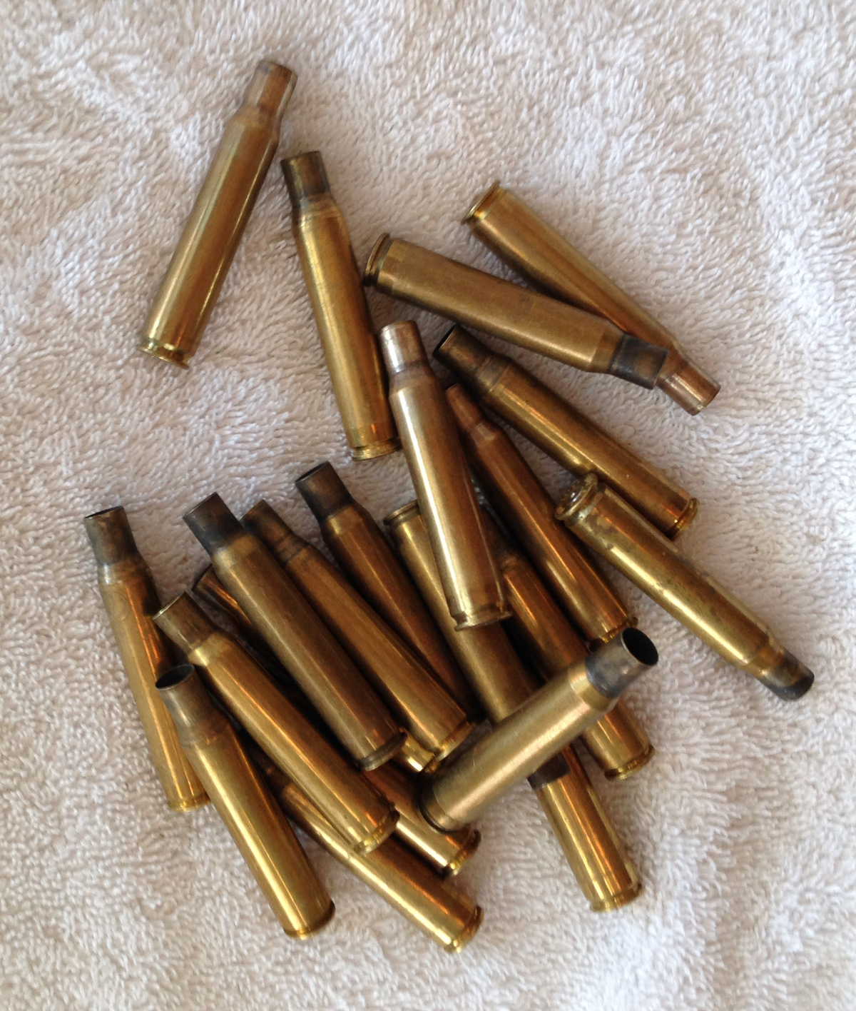 .3006 Springfield Sprg OnceFired Brass Cartridge Cases 21 Count Mixed Headstamps / 01181 .30
