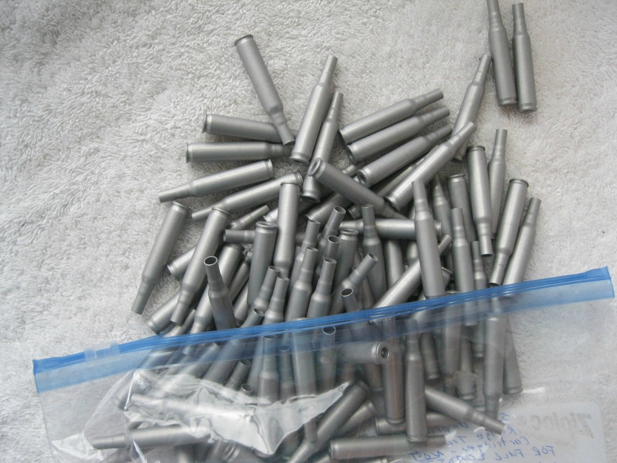 Omark Industries ALUMINUM CARTRIDGE CASES FOR 5.56 SHORT RANGE TRAINING