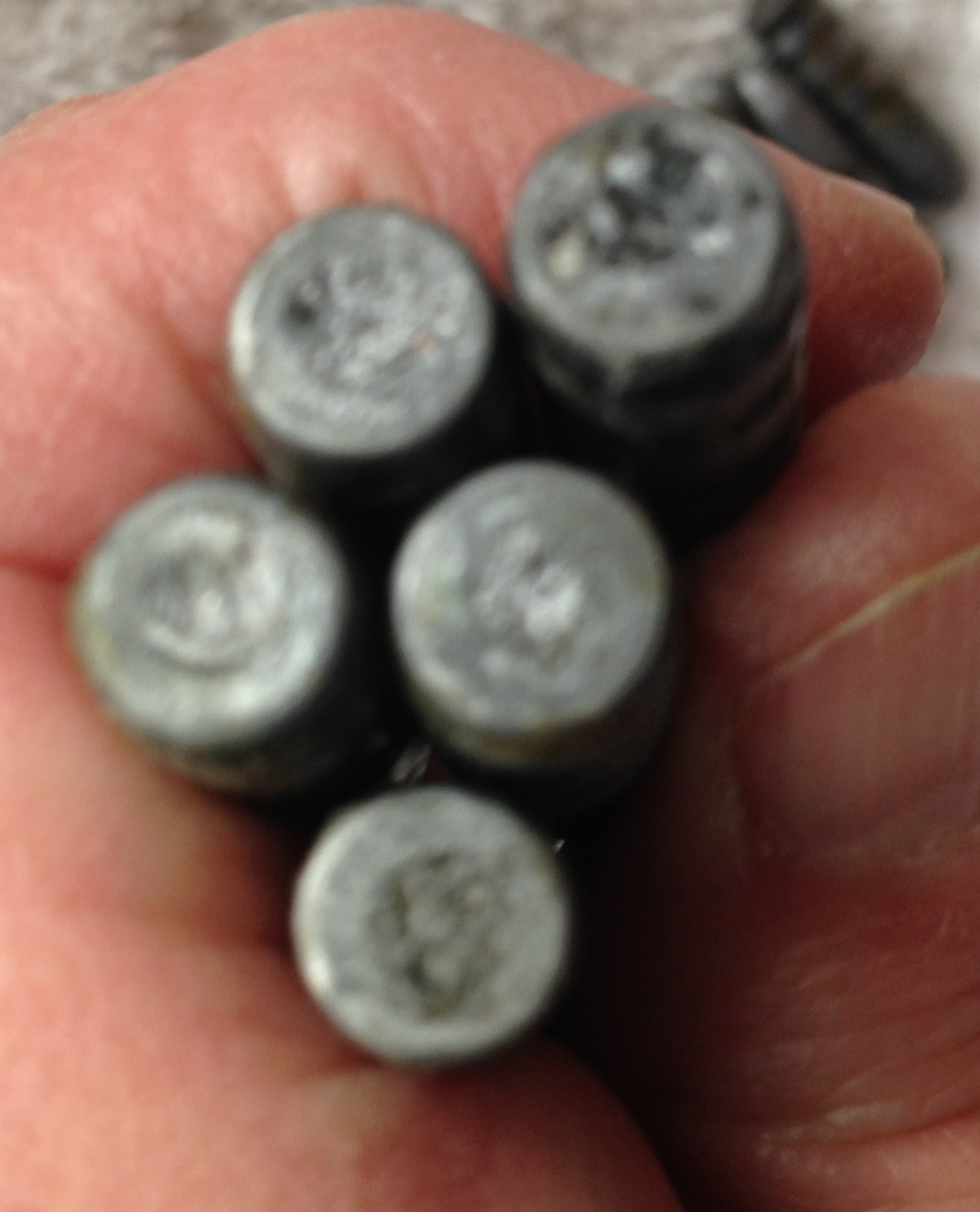 .311 Diameter 218 Grain Wheel Weight Hand Cast 311284 Lyman Mould 1987