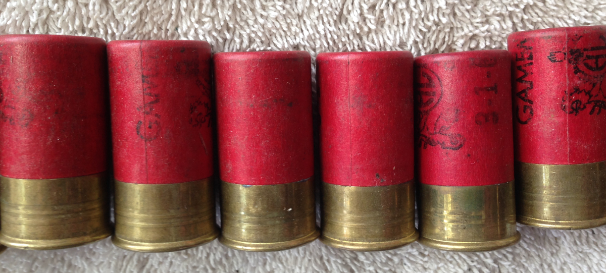 12 Gauge Short Alcan Shotgun Shells From Around 1966 Alcan 8 3-1- Red ...