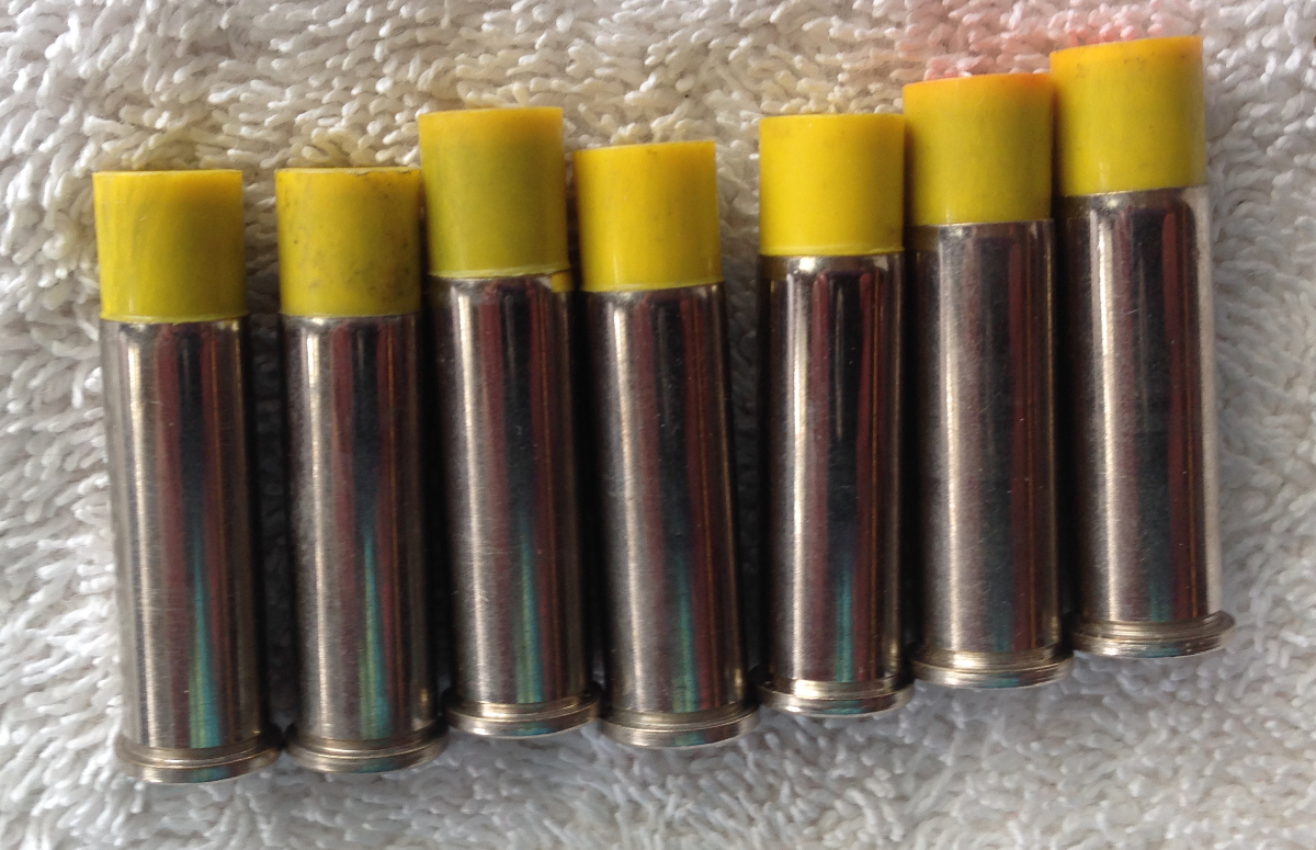 .38 SPECIAL SPEER SHOTSHELLS SHOT SHELLS NICKEL CASES 7 count yellow ...