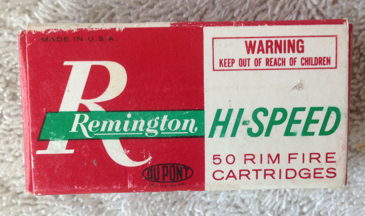 .22 Short Remington Hi-Speed Rim Fire Cartridges Golden Bullet ...