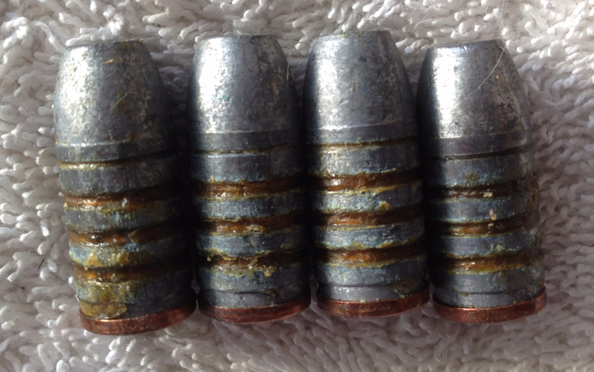 .452 425 Grain Flat Nose Cast Bullets With Gas Check & Lubed Wheel