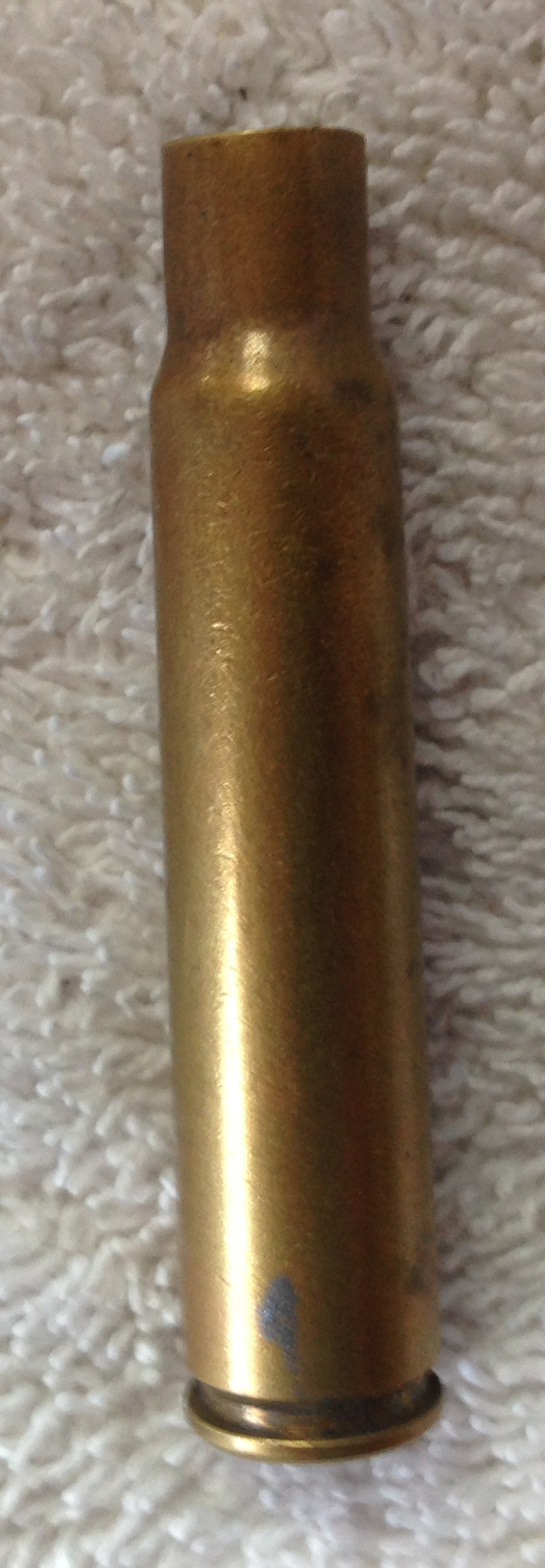 PRIMED FOREIGN MILITARY RIFLE CARTRIDGE CASE HEAD STAMP HAS Middle East