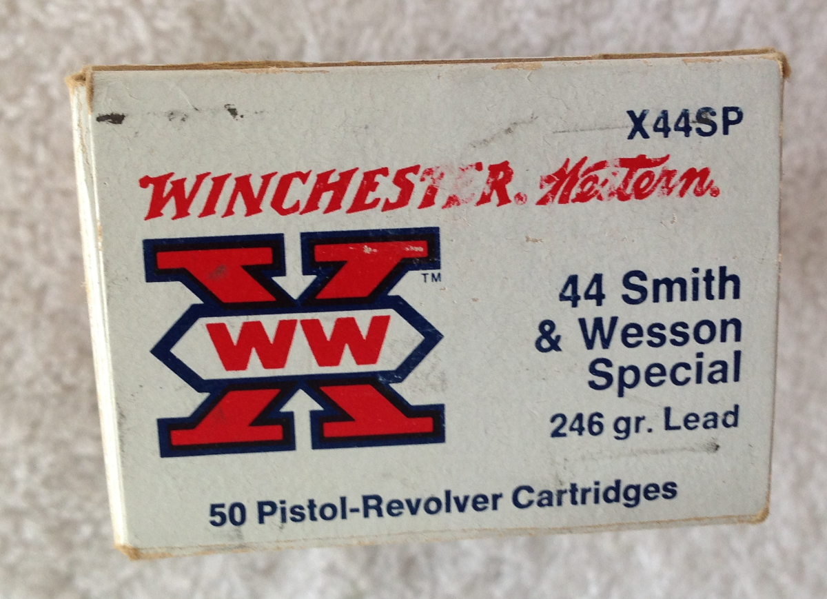 WINCHESTER-WESTERN 44 S&W SPECIAL 246 GRAIN ROUND NOSE LEAD AMMUNITION ...