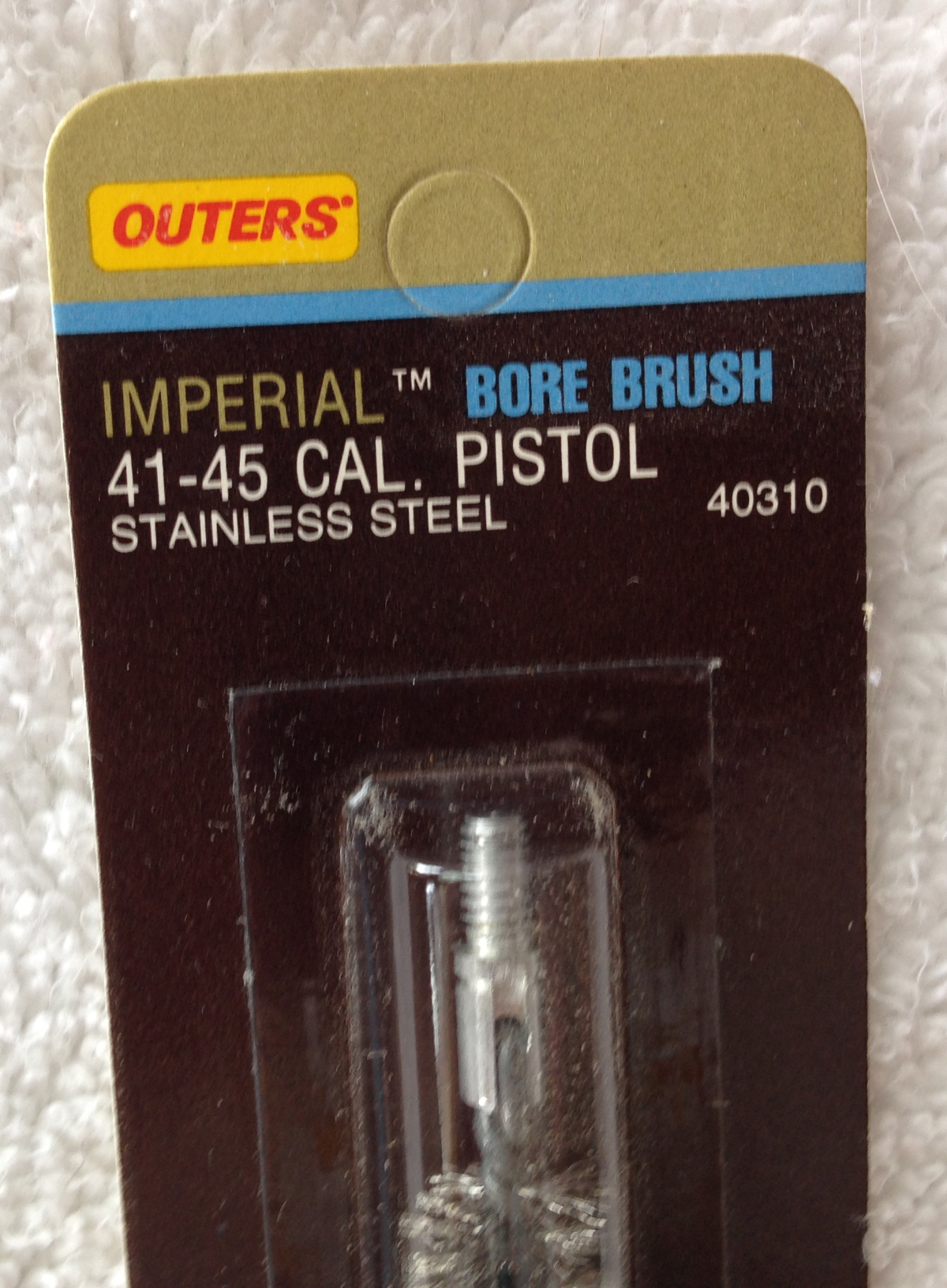 41-45-caliber-pistol-stainless-steel-cleaning-bore-brush-40310-outers-imperial-1-count-0715