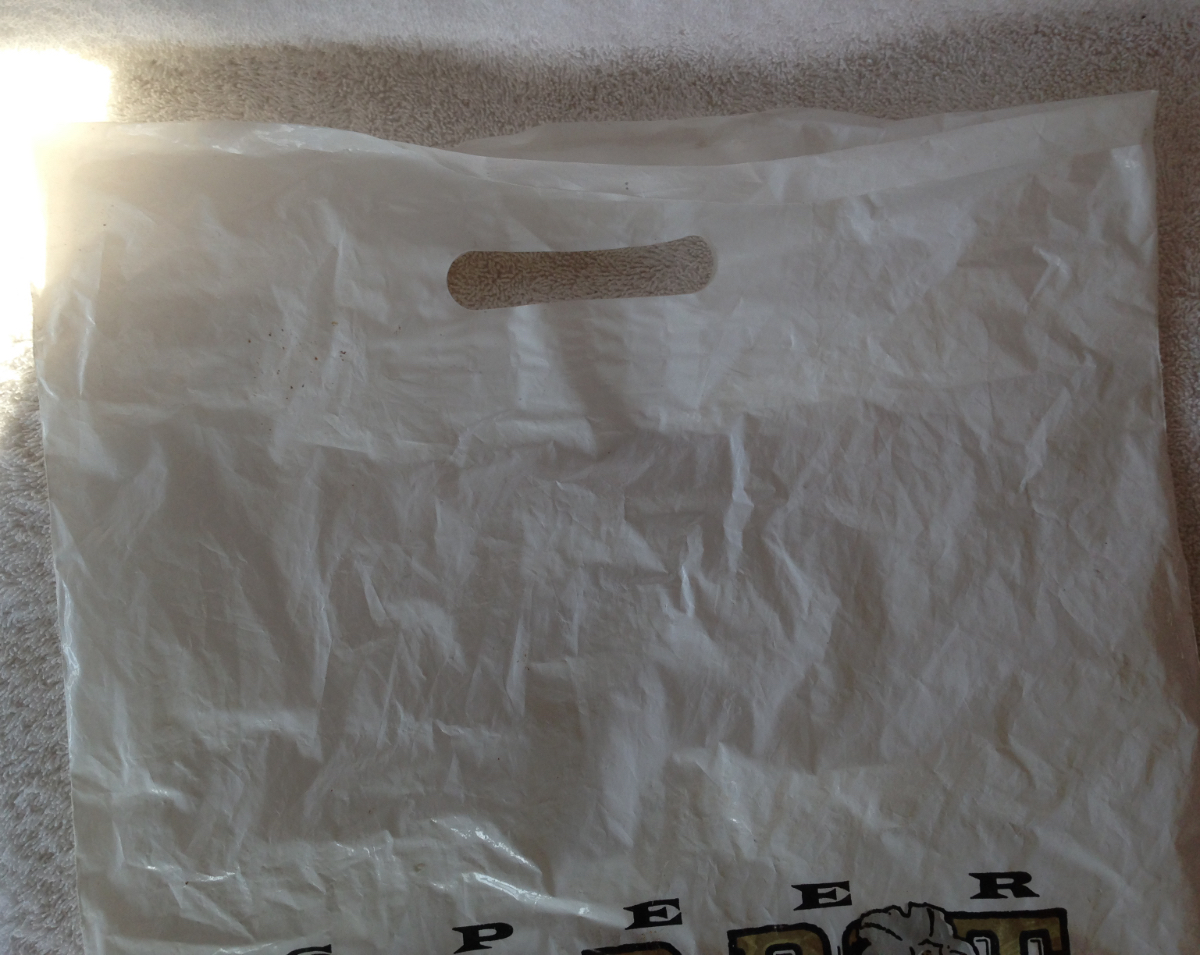 Pictures Speer Gold Dot BULLETS & AMMUNITION PLASTIC SHOPPING BAG 13 5/8 X 18 1/4 INCHES USED