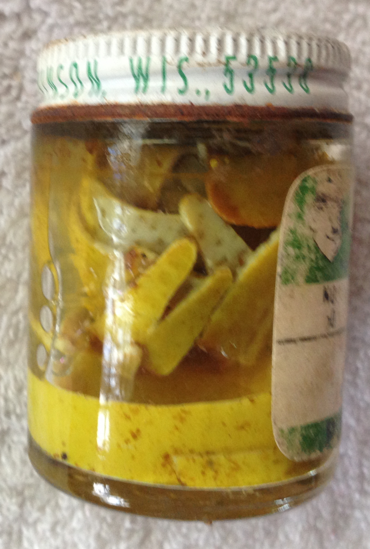 Uncle Josh Pork Rind Baits No. 50 Bass Strip Vintage Fort Atkinson