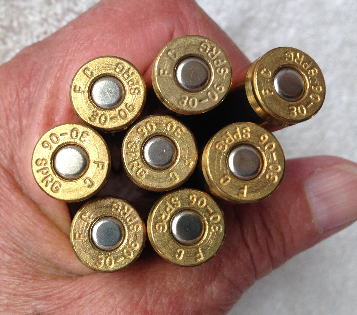 Pictures: FEDERAL 30.06 168 GRAIN BOAT TAIL HOLLOW POINT BRASS ...