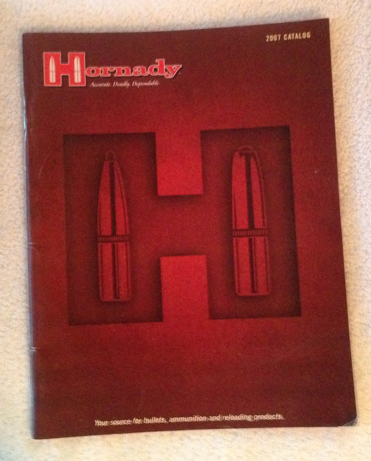 Hornady 2007 Catalog Source For Bullets Ammunition Reloading Products