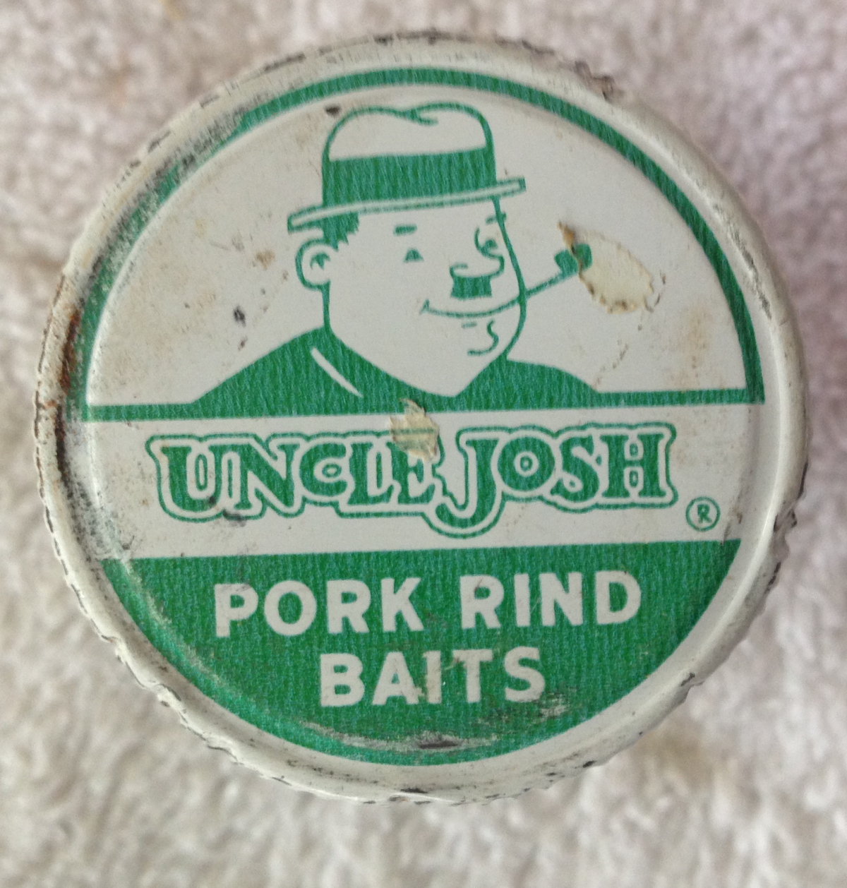 UNCLE JOSH PORK RIND BAITS NO. 50 BASS STRIP VINTAGE FORT ATKINSON