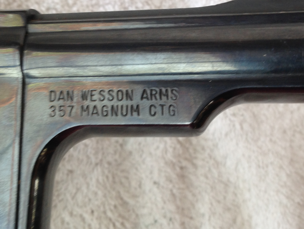 .357. MAGNUM CTG MODEL NO. W12 Dan Wesson ARMS 4-INCH BARREL 4970 HANDGUN / 0613-3 .357 Magnum - Picture 3