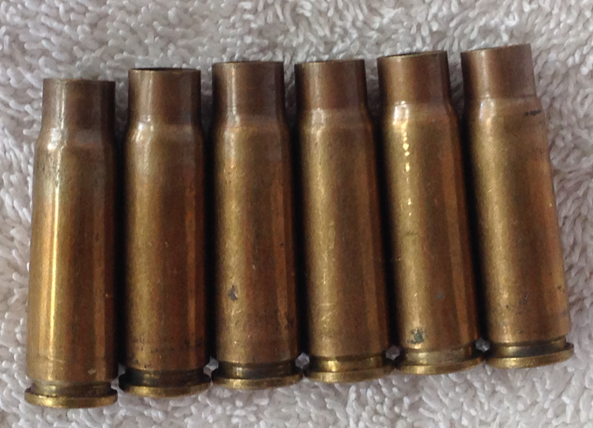 Imi 7.62 X 39 Once-Fired Brass Cartridge Cases 40 Count Reloading ...