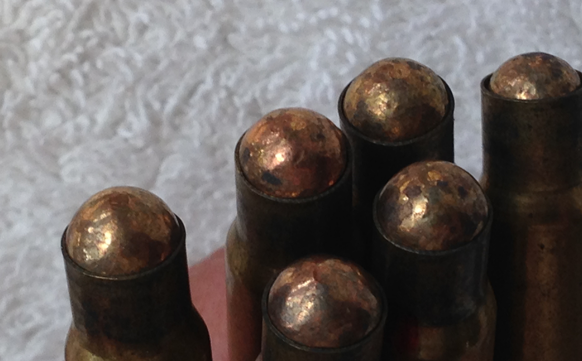 8mm MAUSER 8 X 57mm AMMUNITION AMMO LOADED WITH ROUND BALLS 12 count ...