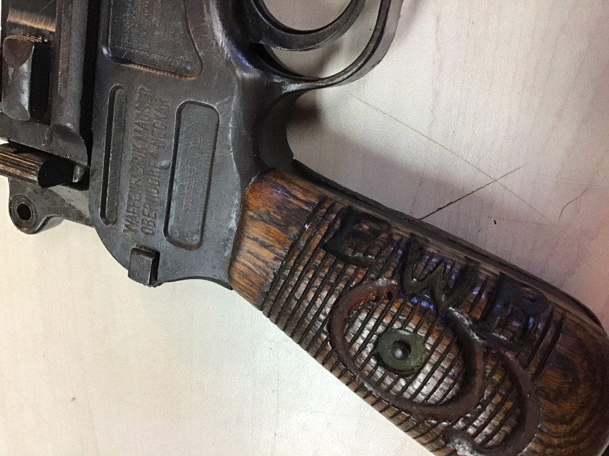 Mauser Red Nine Broomhandle Original German Broom Handle 9mm Luger For