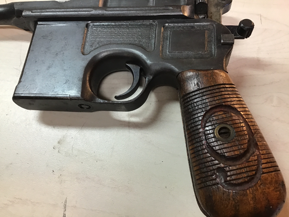 Mauser Red Nine Broomhandle Original German Broom Handle 9mm Luger For