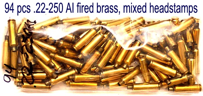 22-250-ai-fired-brass-mixed-hs-94-pcs-reduced-22-250