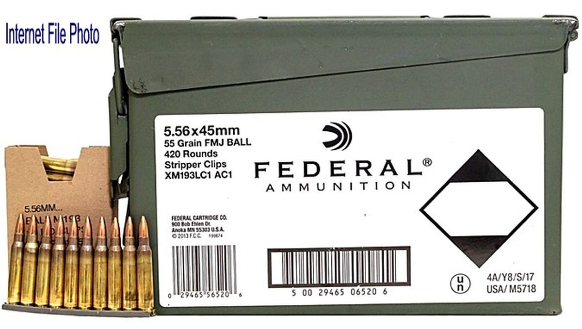 Federal Cartridge Corporation 420 Rnds Xm193 556x45 Mm 55 Gr Fmjbt 5