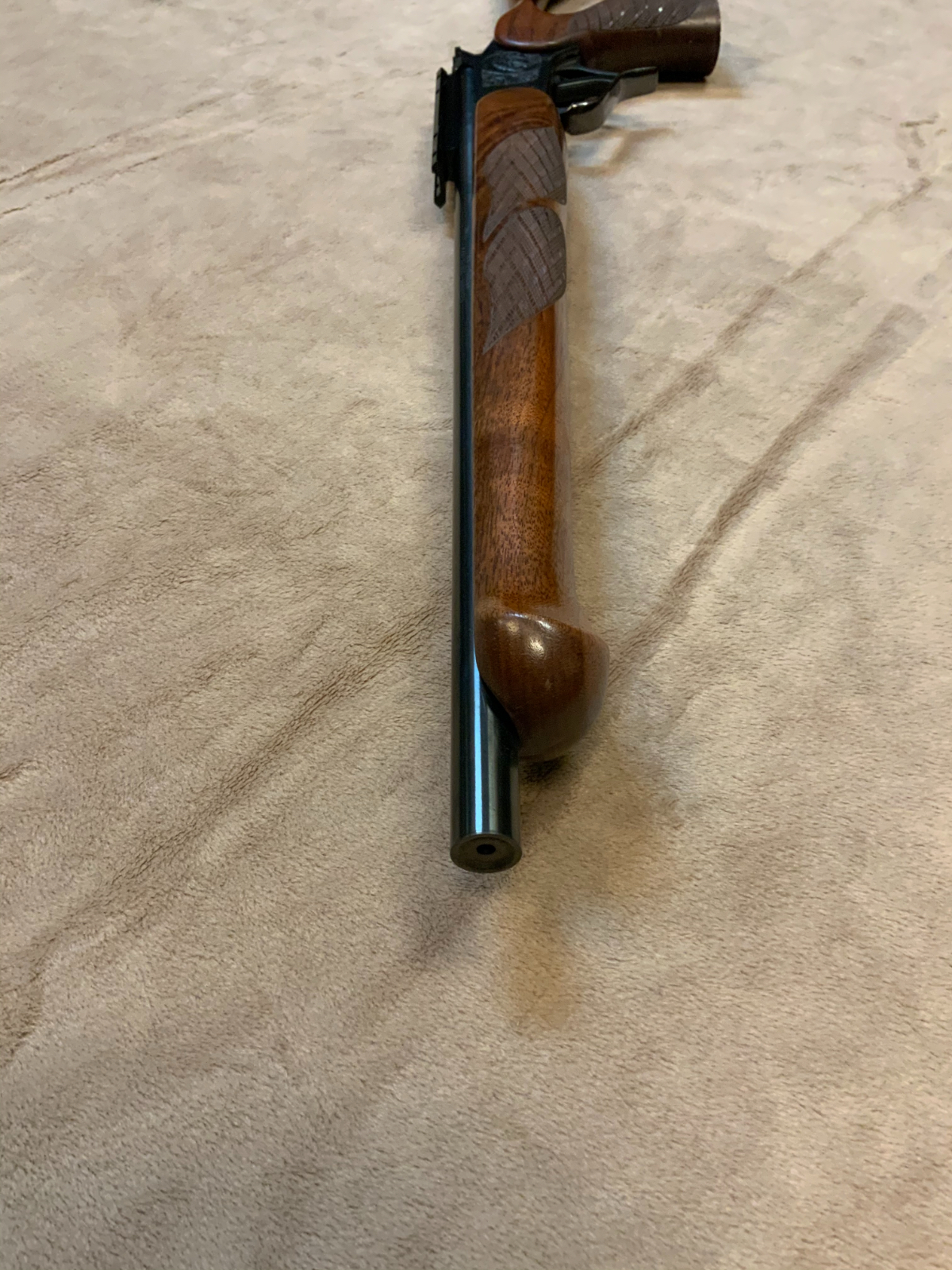 Thompson Center Arms Custon thompson center contender beautiful thumbhole shock 18.5bbl .17 HMR - Picture 6