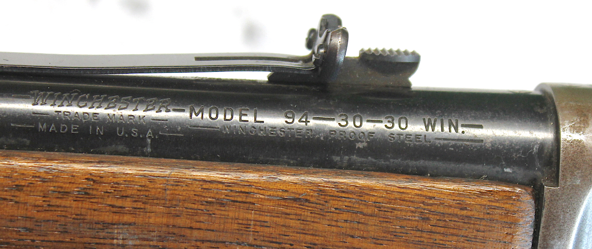 WINCHESTER - 1894/94-U.S. GOVERNMENT ISSUE-SADDLE RING CARBINE-LEVER ACTION-EXCELLENT CONDITION - Picture 8