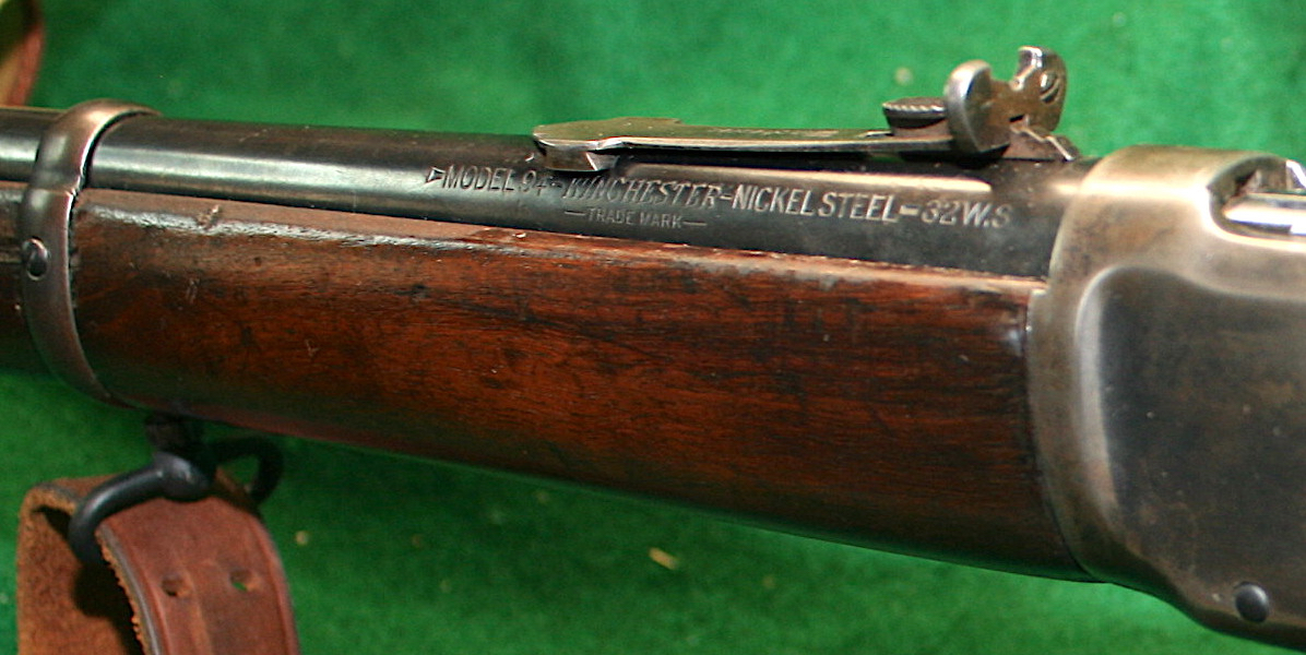 Winchester 1928 Born Date.32 SpecialWood Solid W/ CompassA Very