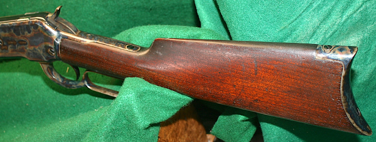 Winchester - 1886-MADE 1896-OCTAGON 28 INCH-COMPLETLY RESTORED-NO PAPER WORK REQUIRED=40/82 caliber - Picture 6 Winchester - 1886-MADE 1896-OCTAGON 28 INCH-COMPLETLY RESTORED-NO PAPER WORK REQUIRED=40/82 caliber - Picture 6