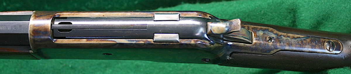Winchester - 1886-MADE 1896-OCTAGON 28 INCH-COMPLETLY RESTORED-NO PAPER WORK REQUIRED=40/82 caliber - Picture 9 Winchester - 1886-MADE 1896-OCTAGON 28 INCH-COMPLETLY RESTORED-NO PAPER WORK REQUIRED=40/82 caliber - Picture 9