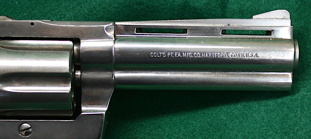 COLT - DIAMONDBACK = NICKEL = FOUR (4) INCH = FACTORY STOCKS = EXCELLENT CONDITION - Picture 4