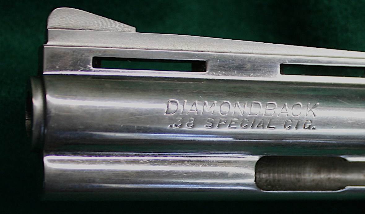 COLT - DIAMONDBACK = NICKEL = FOUR (4) INCH = FACTORY STOCKS = EXCELLENT CONDITION - Picture 5