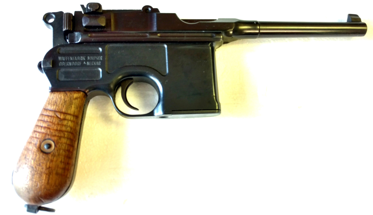 WAFFENFABRIK MAUSER - BROOMHANDLE MAUSER, C-96, PROFESSIONALLY REFINISHED, EXCELLENT MECHANICAL CONDITION, 8-RDS, SHOOTING HISTORY! - Picture 1