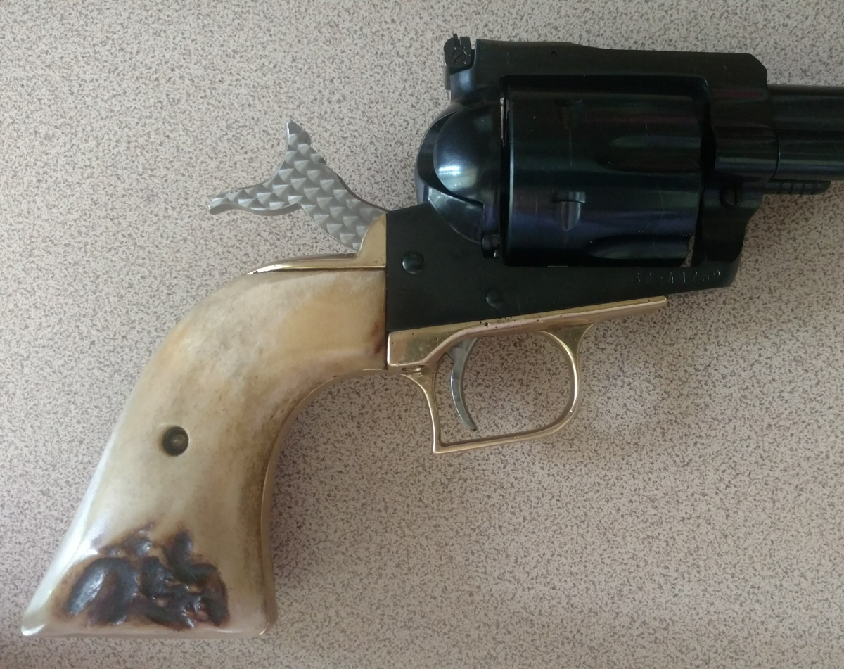 Ruger Nm Blackhawk, Jeweled Hammer & Trigger, Stag Grips, 6.5" Barrel