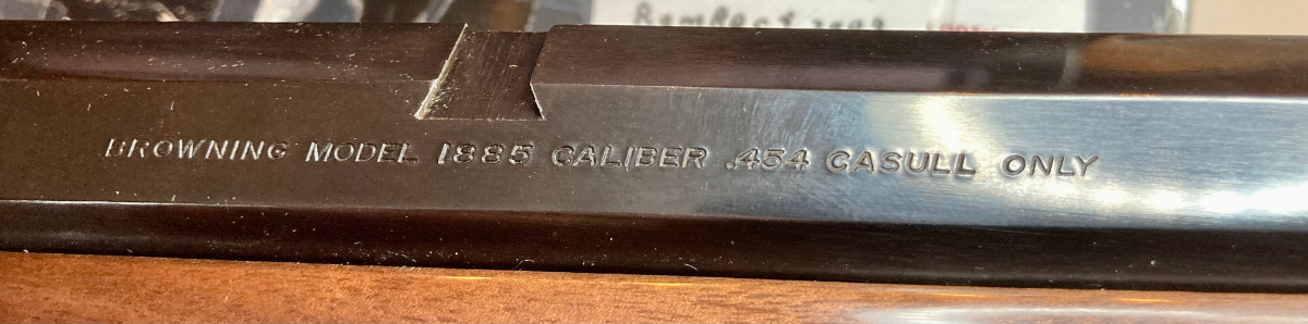 Browning MODEL 1885 FALLING BLOCK RIFLE, 28