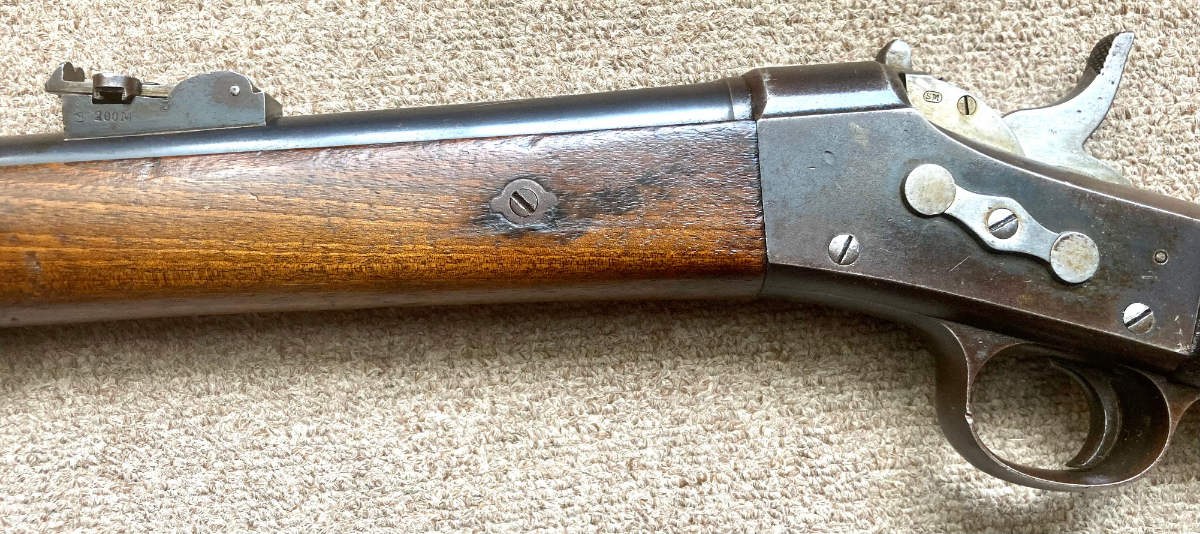 Remington ROLLING BLOCK RIFLE, 1886 MARKED, NO SERIAL NUMBER, NO FFL NECESSARY - Picture 4