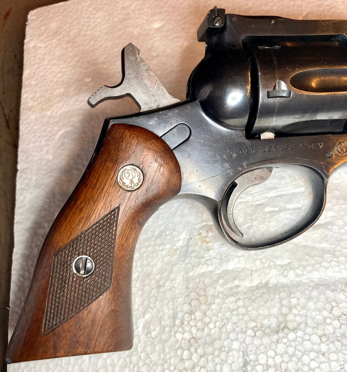 Ruger Security Six Revolver, 2 3/4 Inch Barrel, Wood Grips, Adjustable ...