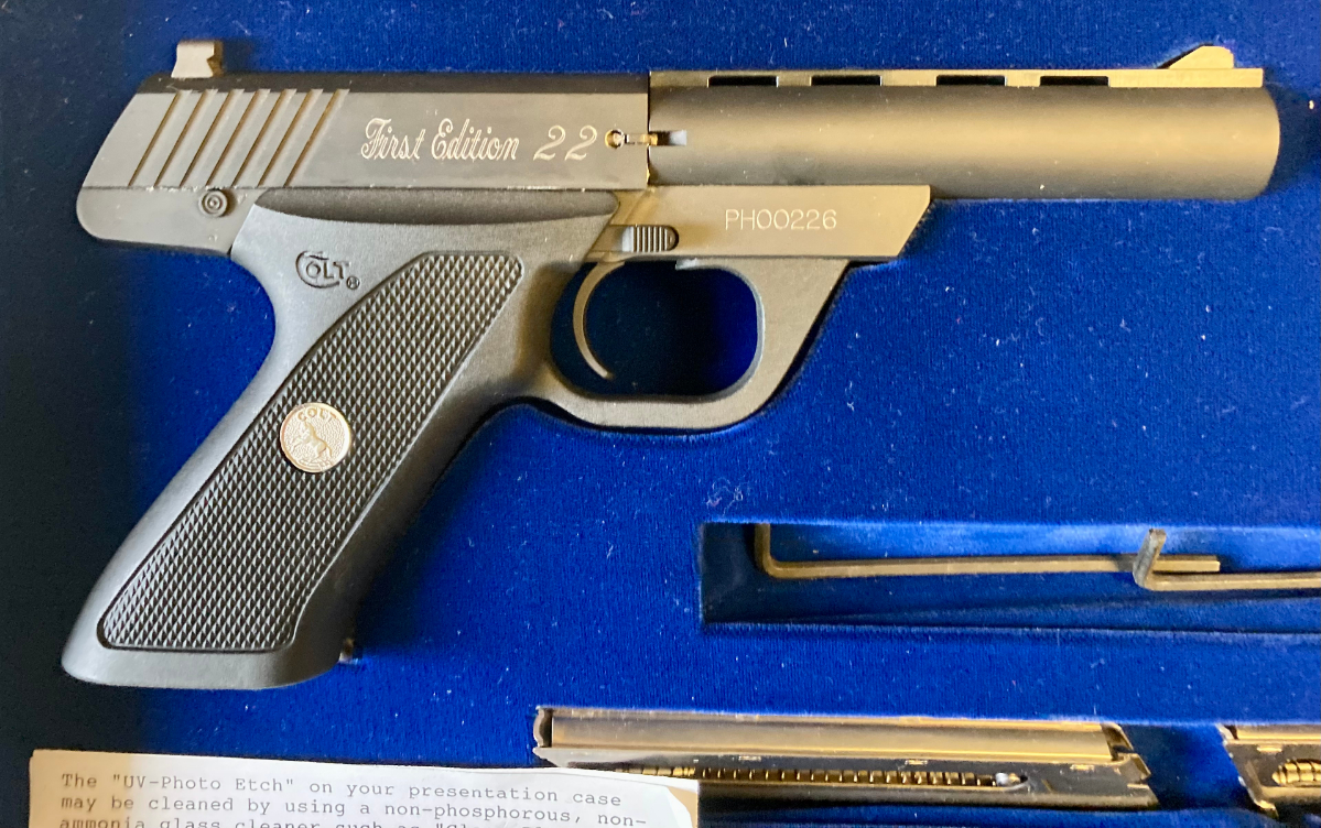 Cased Pair Of Colt First Edition .22 Auto SemiAutomatic Pistols