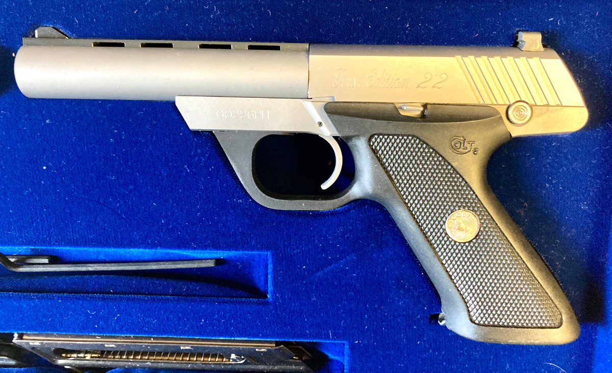 Cased Pair Of Colt First Edition .22 Auto SemiAutomatic Pistols