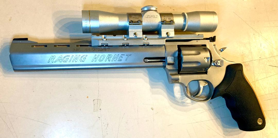 Taurus Raging Hornet- .22 Hornet Caliber-4x Leupold Scope, 10