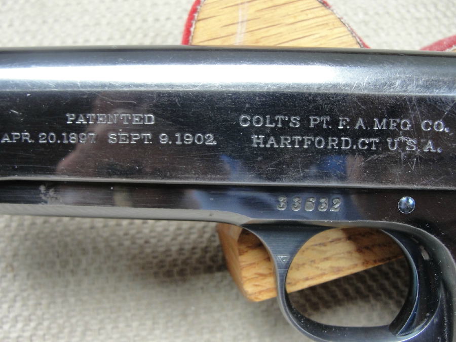 COLT - COLT 1903 POCKET HAMMER 38 ACP 4 1/2 IN BARREL - Picture 5