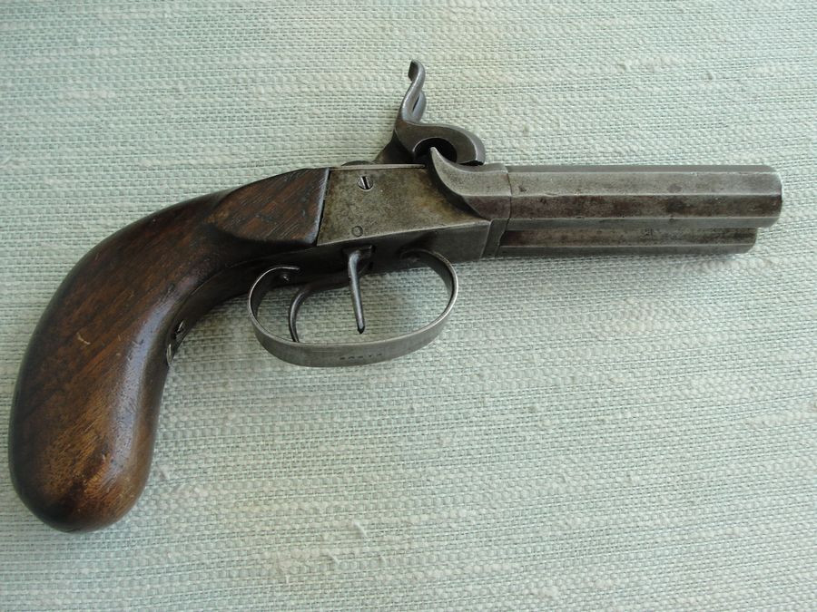 Double Barrel Black Powder Percussion Pistol For Sale at GunAuction.com ...