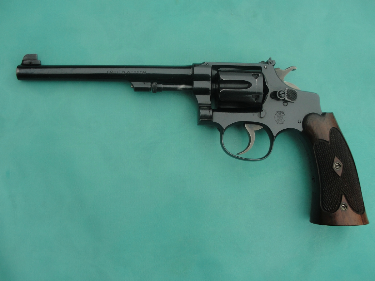 S&W - 22/32 BEKEART HAND EJECTOR  PRE WAR INVESTMENT GRADE - Picture 1