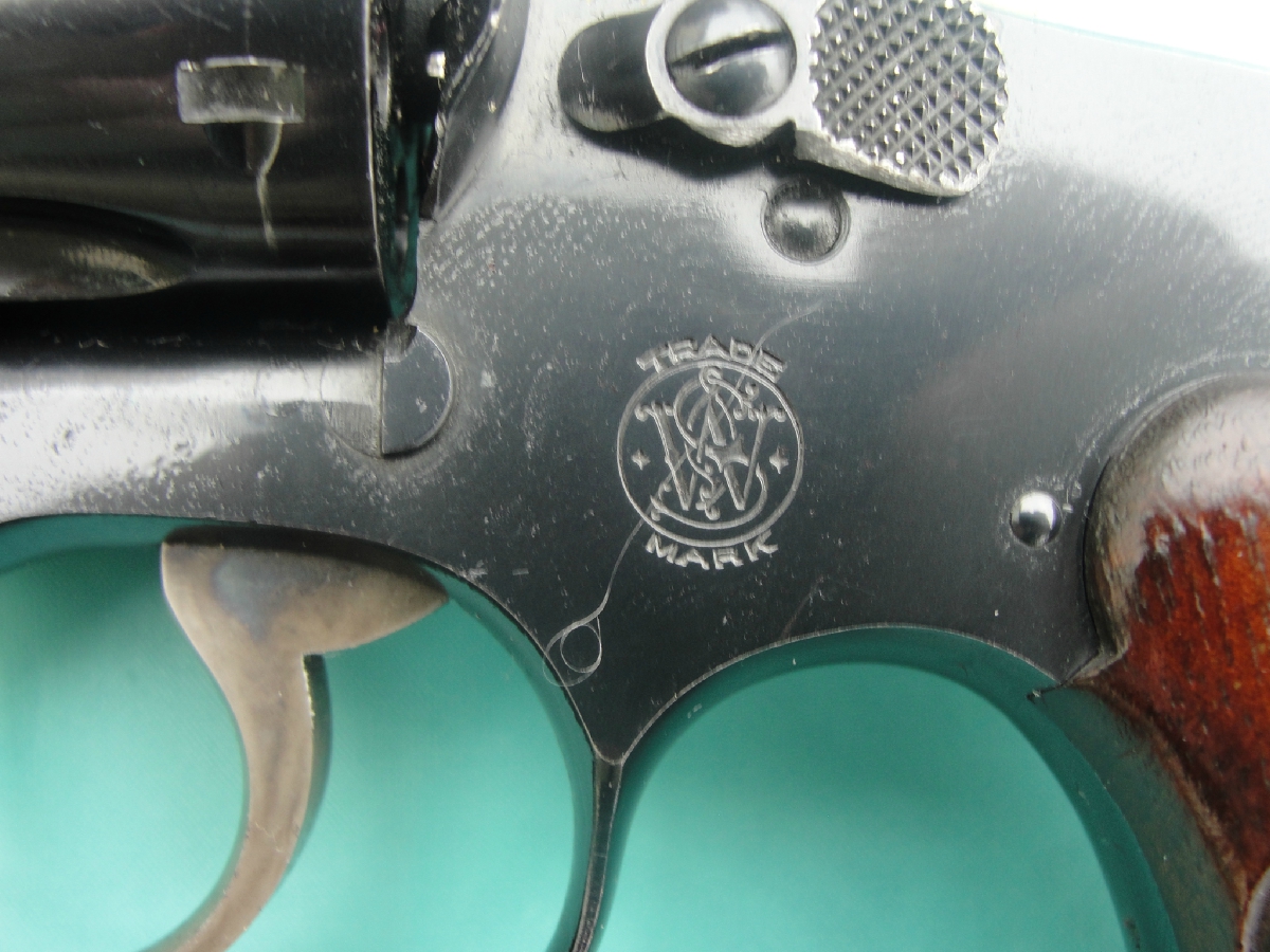 S&W - 22/32 BEKEART HAND EJECTOR  PRE WAR INVESTMENT GRADE - Picture 5