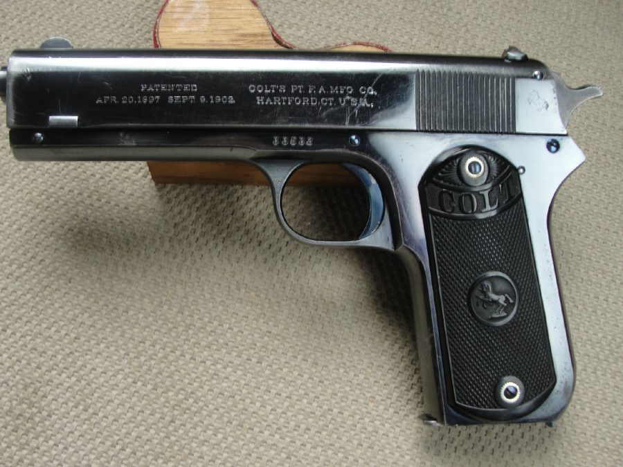 - COLT 1903 POCKET HAMMER 38 ACP 4 1/2 IN BARREL - Picture 1 - COLT 1903 POCKET HAMMER 38 ACP 4 1/2 IN BARREL - Picture 1
