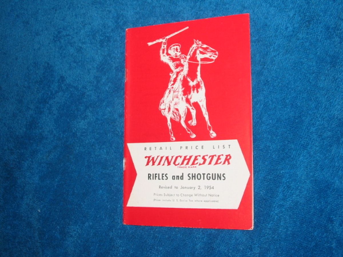 1954 Winchester Factory Catalog For Sale at 16745078