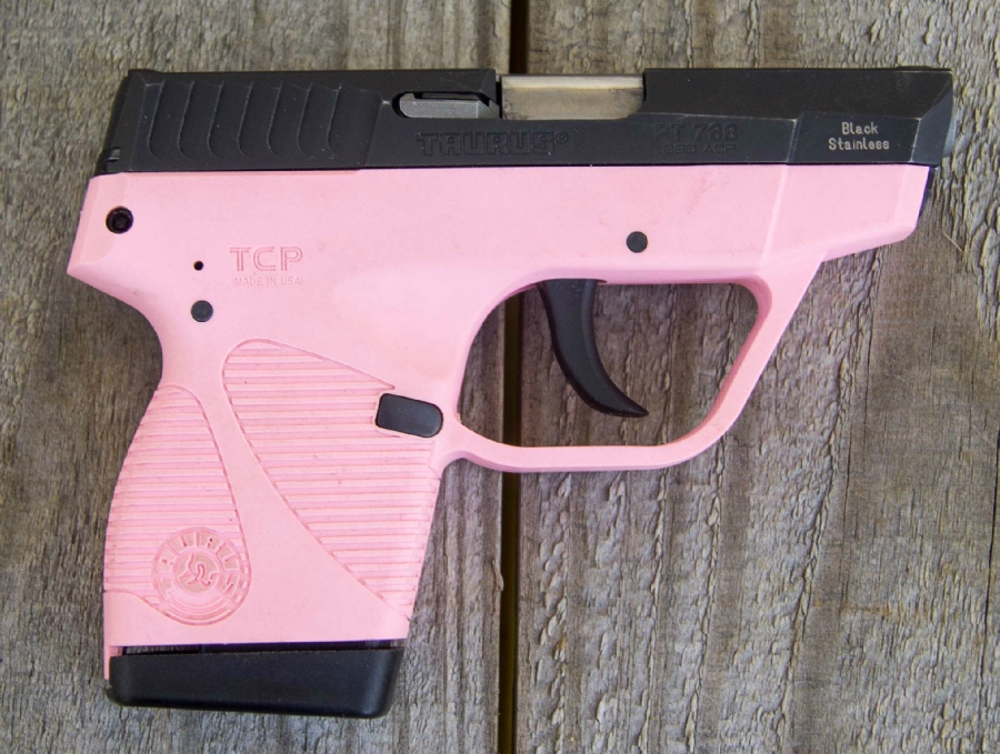 Taurus Model Pt738 Tcp Pink Semi Auto Pistol .380 Acp For Sale At 