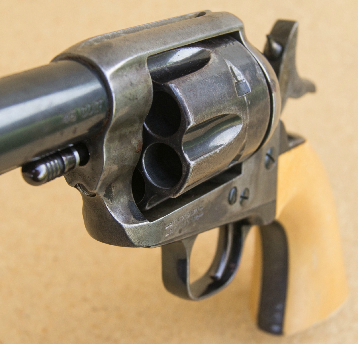 Cimarron Firearms New Model P Saa 6 Shot Revolver .45 Long Colt For ...