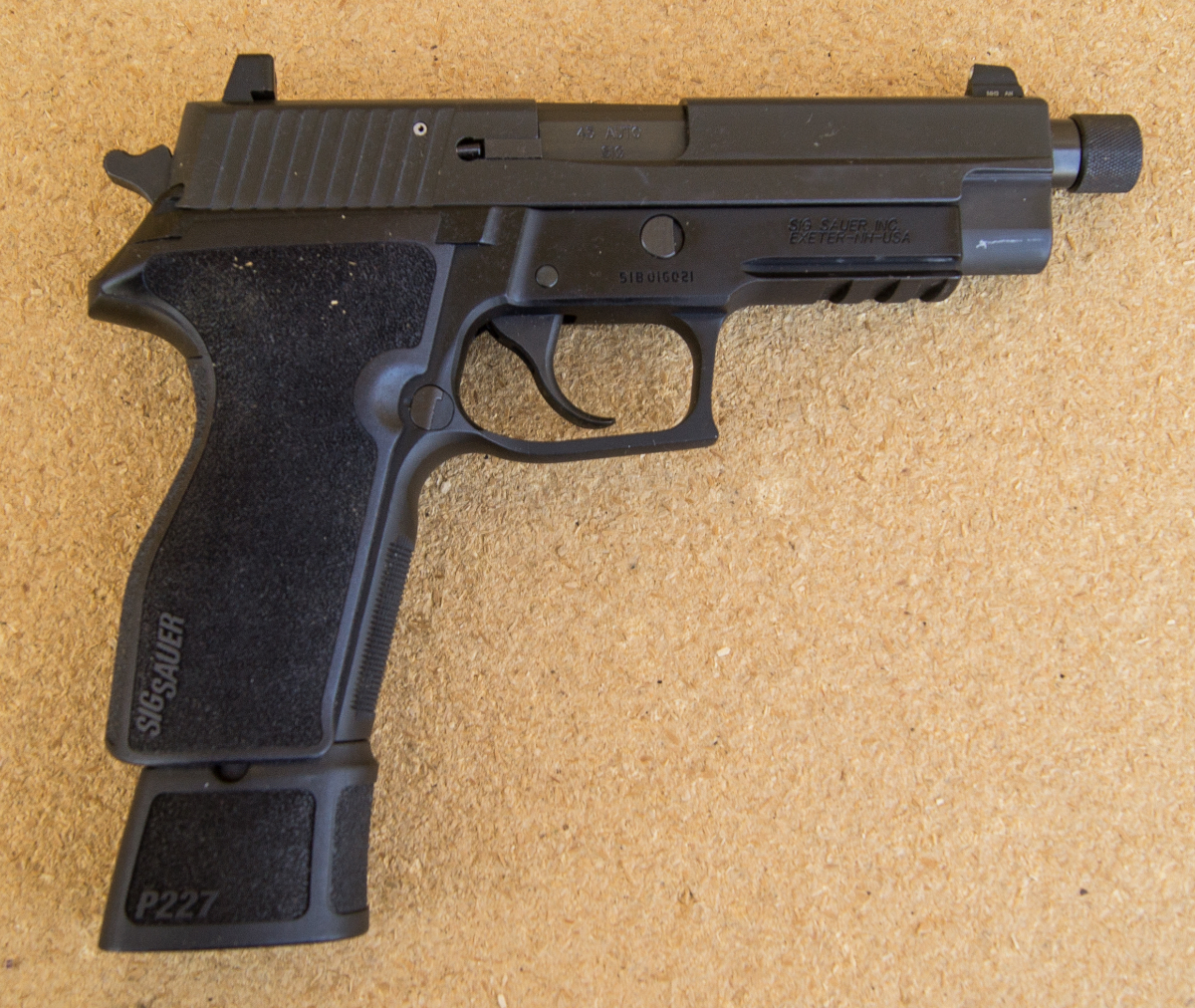 Sig Sauer Model P227 Tactical Semi Automatic Pistol-Hi Cap .45 Acp For ...