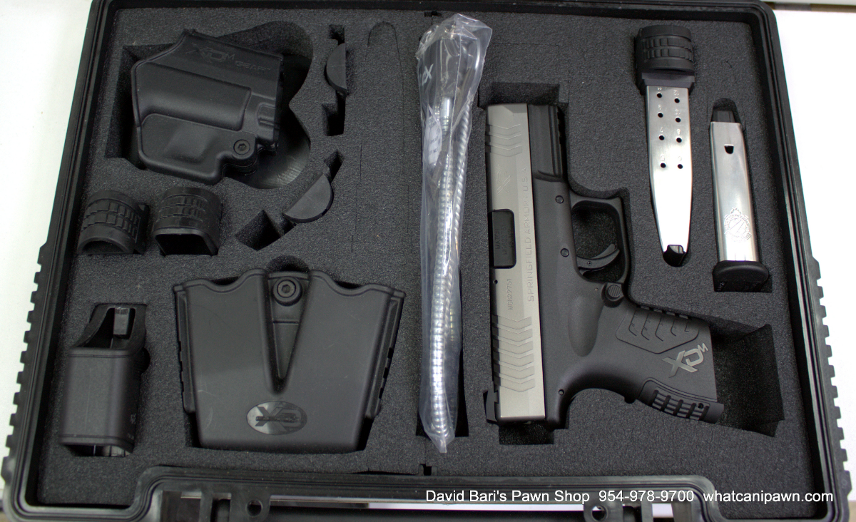 Springfield Xdm-45ACP 3.8 Compact Bi-Tone With Accessories Mint .45 ACP ...