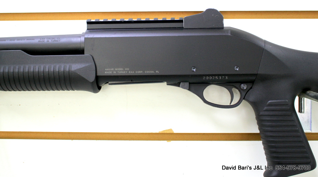 EAA AKKAR 612 Churchill Pistol Grip Pump Self Defense 12GA Shotgun 12
