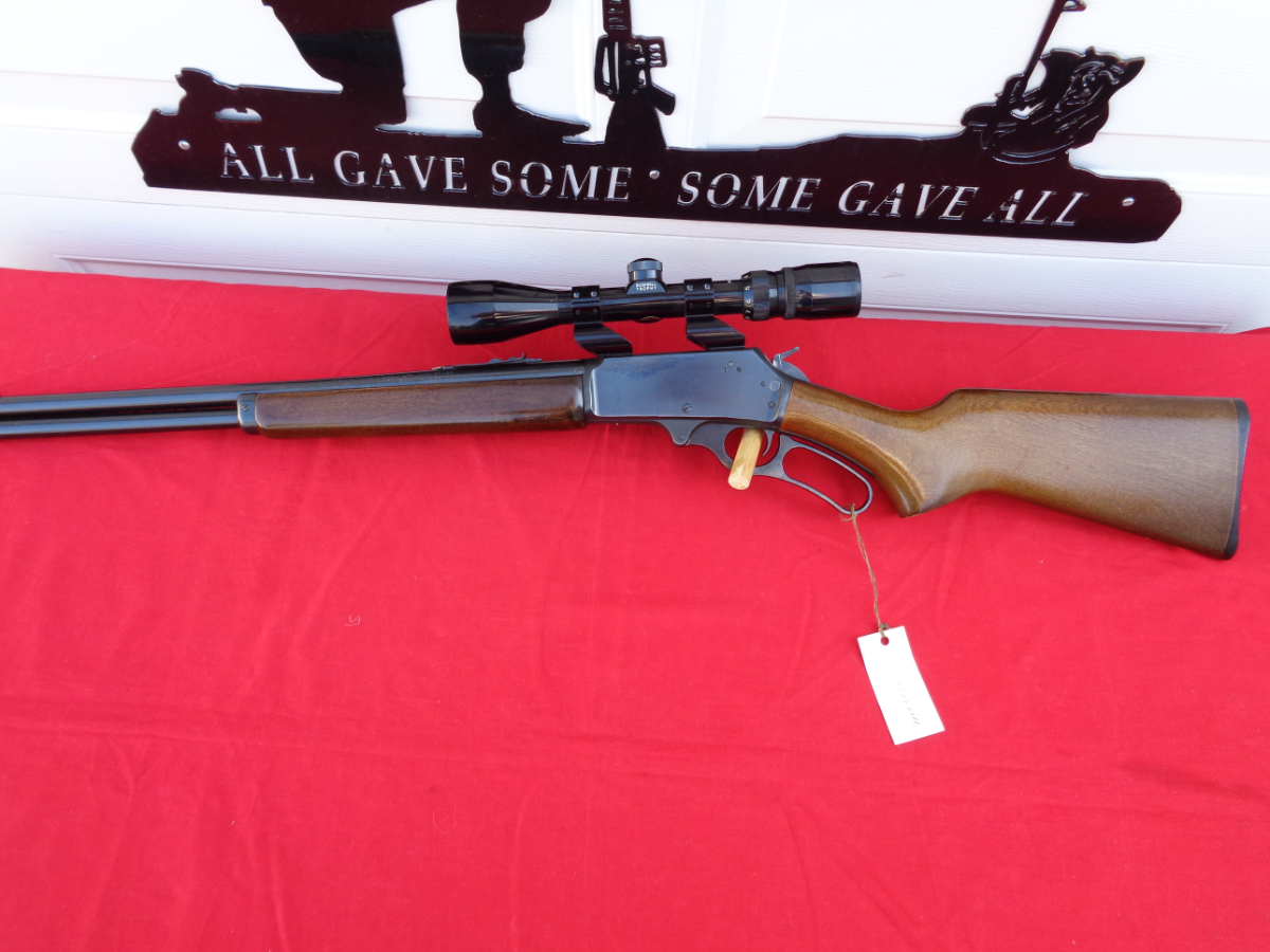 Marlin 30as 3030 With A Bushnell Trophy 3x9x40 Scope Cross Bolt Safety